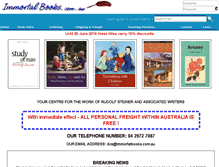 Tablet Screenshot of immortalbooks.com.au